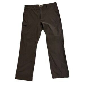 UB Tech Classic Fit Pants Men's 38x32 Gray Work Pants Stretch Straight Leg